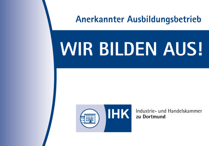 Logo Anerkannter Ausbildungsbetrieb IHK zu Dortmund